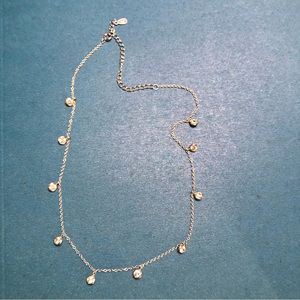 925 Sterling Silver Station Necklace